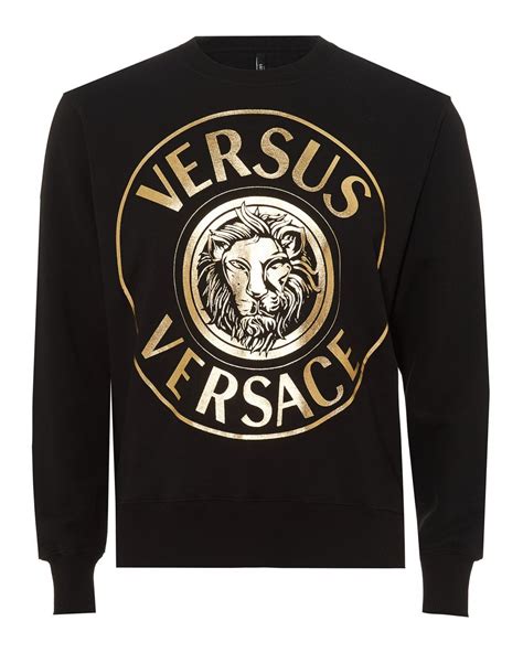 versus versace hoodie mens lion|versace shirt.